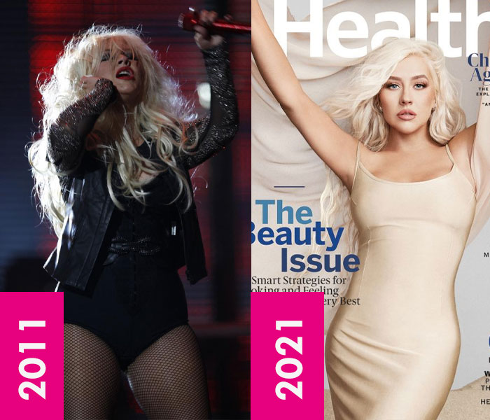 Christina Aguilera weight loss, surgery, liposuction, then and now, celebrity transformation, before and after, fat, thin, skinny
